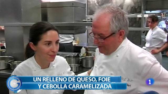 M&aacute;s Gente - M&aacute;s Cocina - Cromlech de cebolla y foie con Elena Arzak