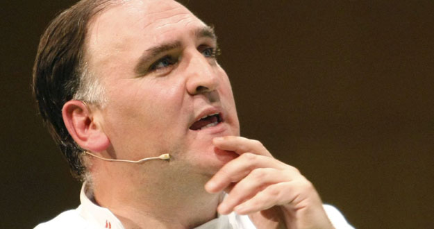 El cocinero Jos&eacute; Andr&eacute;s, entre los m&aacute;s influyentes para Time