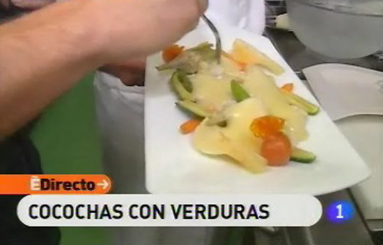 Espa&ntilde;a Directo - Cocochas con verduras