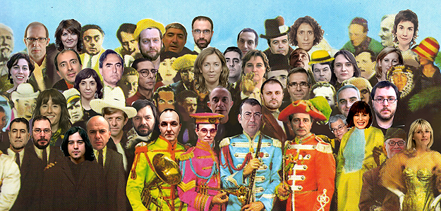 'Collage' hecho por el equipo de D&iacute;as de Cine para celebrar los 20 a&ntilde;os de emisi&oacute;n.