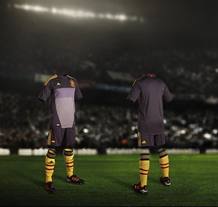 Los colores del portero son negros en esta segunda equipaci&oacute;n novedosa.