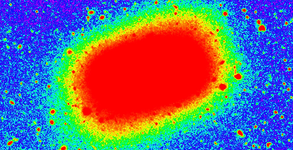 Descubren una galaxia cuadrada con forma de esmeralda Descubren una galaxia cuadrada con forma de esmeralda