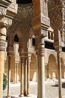 Columnas del Patio de los Leones