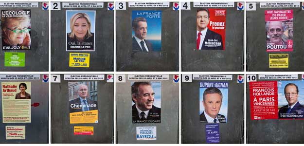 Campa&ntilde;a electoral en Francia