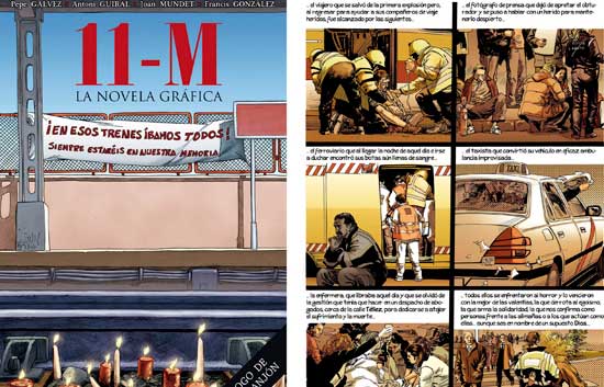 Cinco a&ntilde;os despu&eacute;s del atentado del 11M, un c&oacute;mic ha reconstruido los atentados