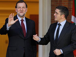 Comienza la reuni&oacute;n entre Rajoy y L&oacute;pez centrada en ETA