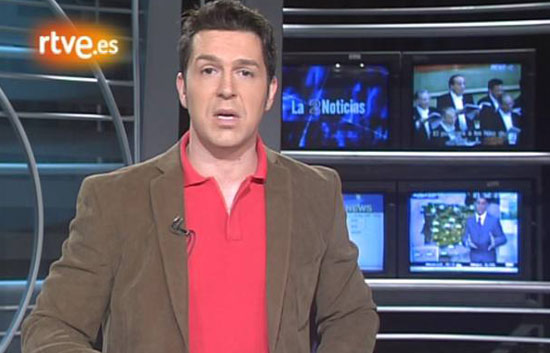 Los comienzos de Jos� Carlos Gallardo en La2 Noticias (diciembre 2005)