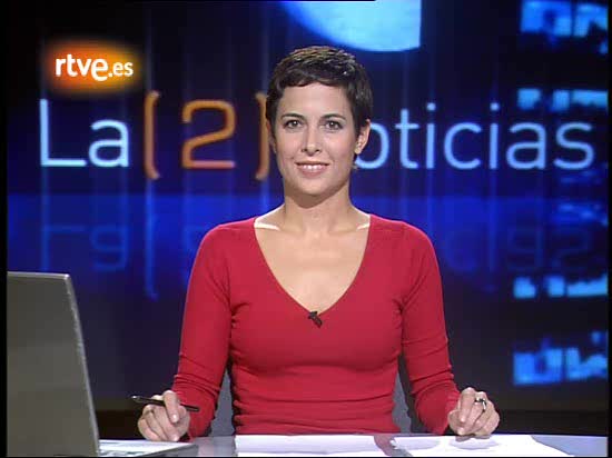 Los comienzos de Mara Torres en La2 Noticias (octubre 2006)