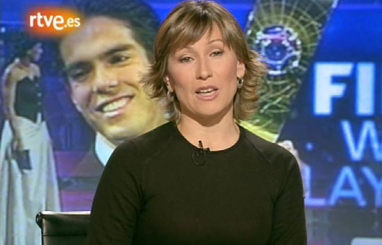 Los comienzos de Raquel Gonz�lez en La2 Noticias (septiembre 2007)
