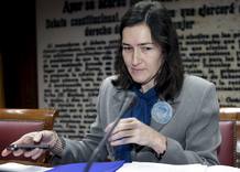 La ministra de Cultura, Angeles González -Sinde, durante su comparecencia hoy en la comisión de Cultura del Senado La ministra de Cultura, Angeles González -Sinde, durante su comparecencia hoy en la comisión de Cultura del Senado