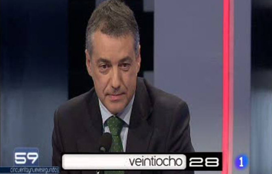 59 segundos - Urkullu nos ense&ntilde;a en su test c&oacute;mo se dice 59" en euskera