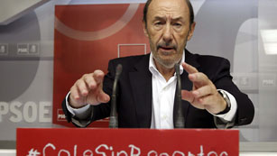 Ver v&iacute;deo  'Comparecencia &iacute;ntegra de Alfredo P&eacute;rez Rubalcaba tras el Comit&eacute; Federal del PSOE'