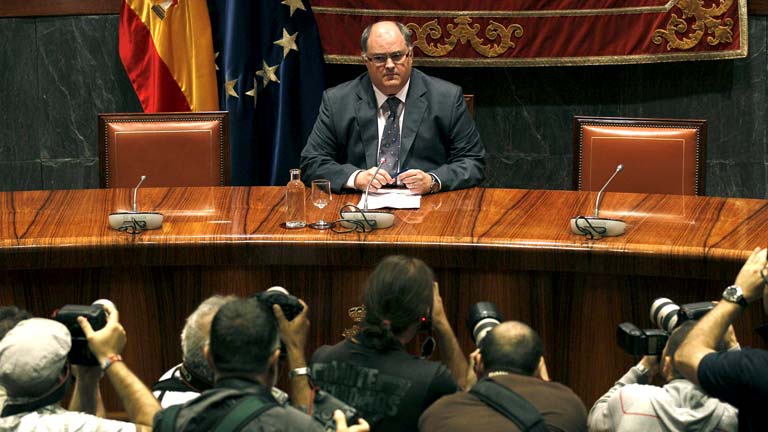 Comparecència íntegra del vicepresident del CGPJ tras la dimisió de Carlos Dívar