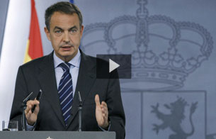 Ver v&iacute;deo  'Comparecencia de Zapatero desde La Moncloa'