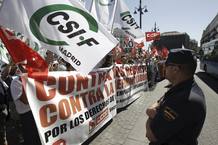 CONCENTRACI&Oacute;N FUNCIONARIOS EN LA PUERTA DEL SOL