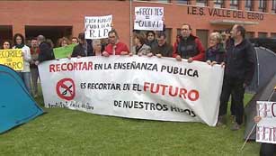 Ver v&iacute;deo  'Concentraciones por la huelga en la ense&ntilde;anza en distintos puntos de Espa&ntilde;a'