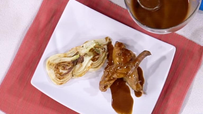 Conejo guisado al lim&oacute;n y chocolate