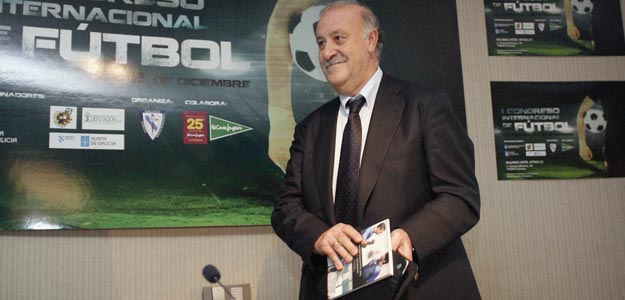 El seleccionador nacional de f&uacute;tbol Vicente del Bosque