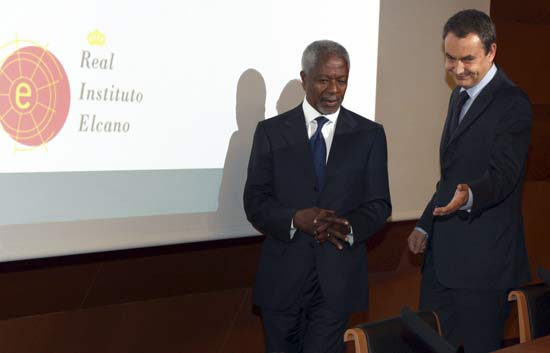 Conferencia de Zapatero sobre pol�tica exterior