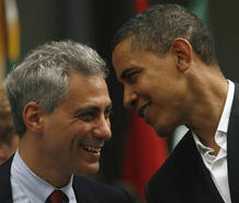 US Democratic presidential candidate Senator Barack Obama campaigns in Chicago US Democratic presidential candidate Senator Barack Obama campaigns in Chicago