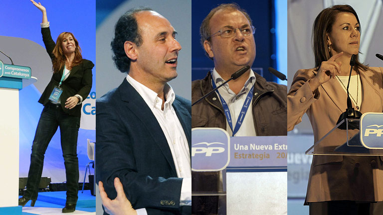 El PP ratifica a sus l&iacute;deres en CLM, Cantabria, Extremadura y Catalu&ntilde;a