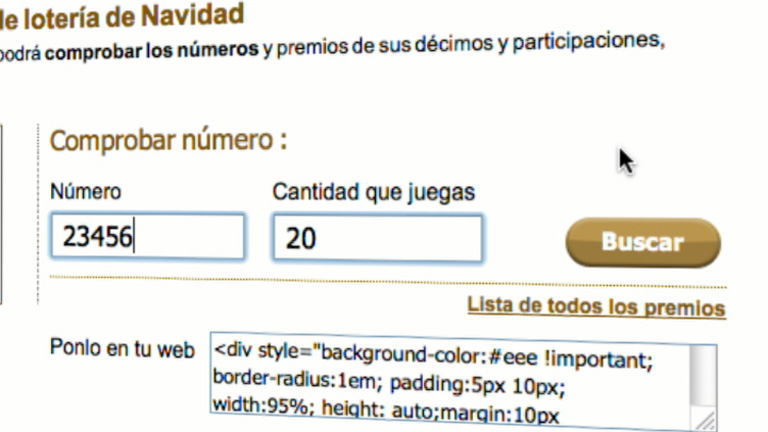 COMPROBAR DECIMOS 2006 comprobar decimos 2006: