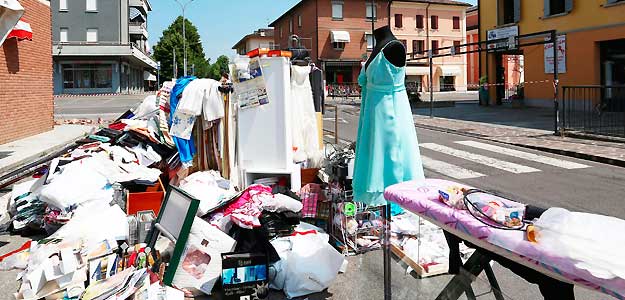 CONSECUENCIAS DE LOS TERREMOTOS EN LA REGI&Oacute;N ITALIANA DE EMILIA ROMAGNA