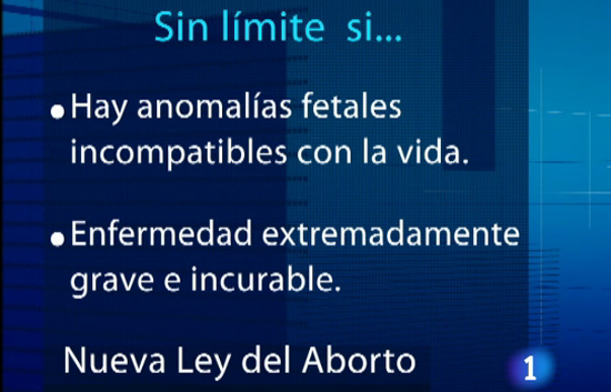 El Consejo de Ministros ha aprobado el anteproyecto de ley de Interrupci�n voluntaria del embarazo