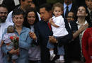 Consuelo Gonz&aacute;lez y Clara Rojas son recibidas por el Presidente de Venezuela Hugo Ch&aacute;vez