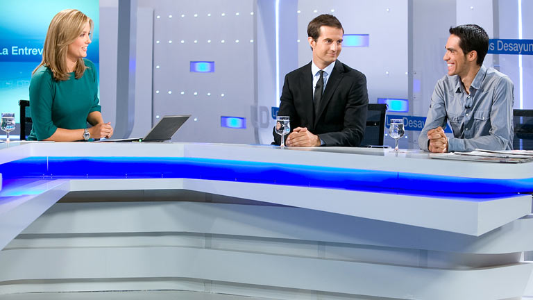 Contador en Los Desayunos de TVE: "El trabajo y las ganas me han hecho ganar esta Vuelta"