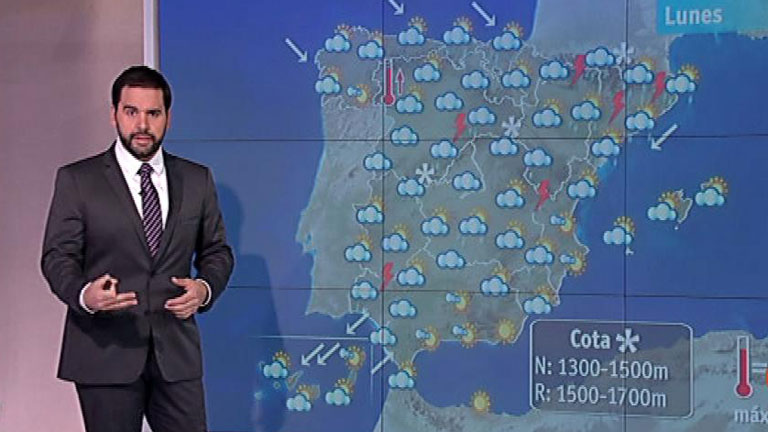 Contin&uacute;an las lluvias en el norte y el oeste