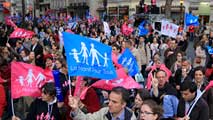 Ir al Video&nbsp;Los contrarios al matrimonio homosexual en Francia no se rinden.