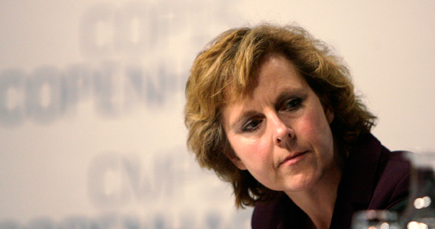 Hedegaard, durante una rueda de prensa en Copenhague.
