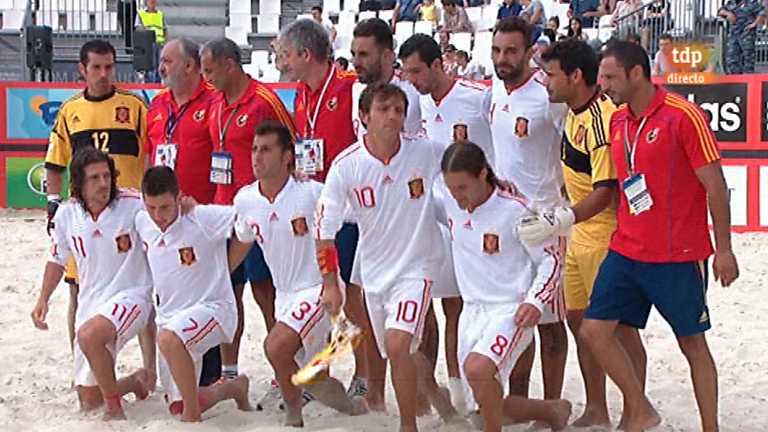 F&uacute;tbol playa - Torneo de clasificaci&oacute;n de la Copa del Mundo 2013 : Espa&ntilde;a-Italia