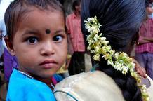 Uno de los ni&ntilde;os que viven en Anantapur.