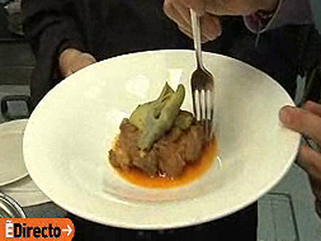 Espa&ntilde;a Directo - Cordero con alcachofas