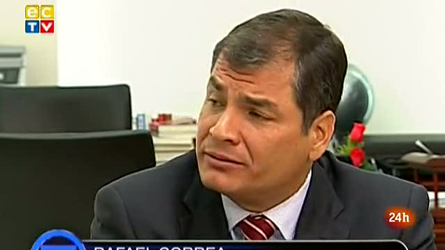 Ir al Video&nbsp;Correa advierte al Reino Unido que ser&iacute;a "suicida" entrar en su embajada para detener a Assange