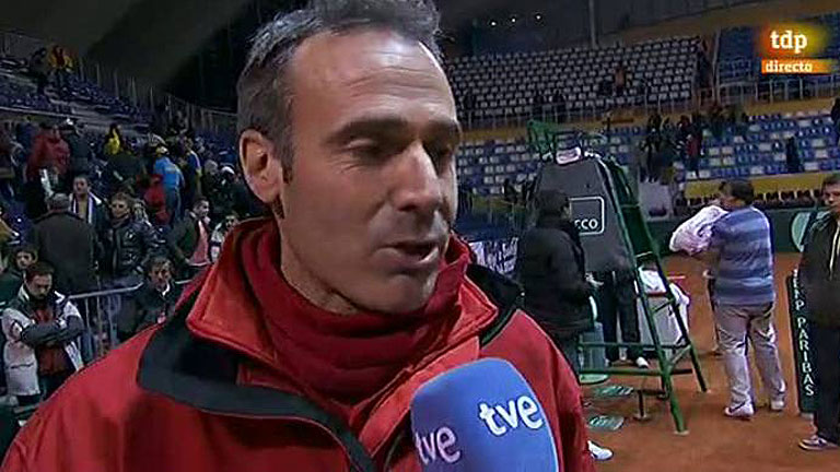 Corretja: "Estoy orgulloso de los jugadores"