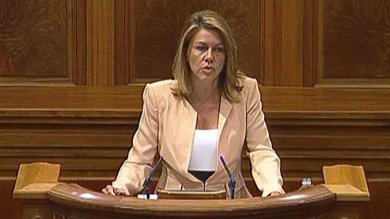 Cospedal anuncia que quiere reformar la ley electoral de Castilla La Mancha