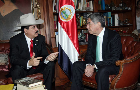 En Costa Rica se reunir� Micheletti, el presidente interino de Honduras, con Manuel Zelaya