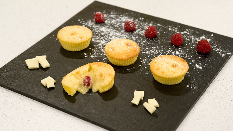 Saber cocinar - Truco - Coulant de chocolate blanco y frambuesa