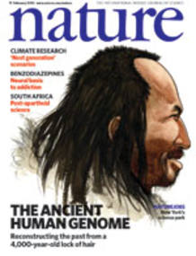 Portada de la revista Nature
