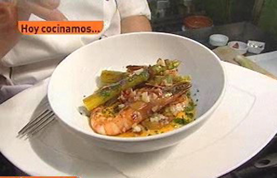 Espa&ntilde;a Directo - Crema de calabaza con vieiras