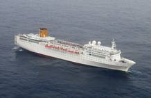 Imagen del Crucero Costa Allegra en el Oc&eacute;ano &Iacute;ndico