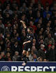 Dzagoeb celebra uno de los goles del CSKA de Mosc&uacute; en Old Trafford ante el Manchester United.