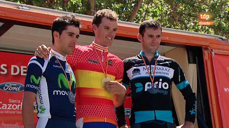 Ciclismo - Campeonato de Espa&ntilde;a en ruta: Contrarreloj - 24/06/12