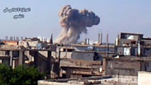 Ir al Video&nbsp;Cuarto d&iacute;a de combates por el control de Al Qusair