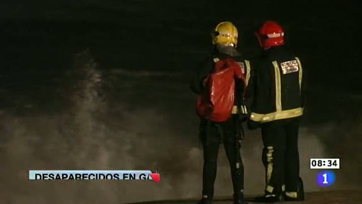 Ir al Video&nbsp;Cuatro personas desaparecidas en la playa del Orz&aacute;n en A Coru&ntilde;a