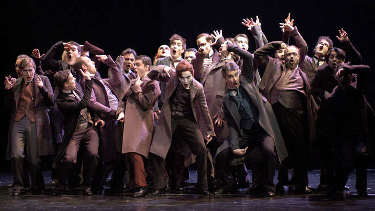 Programa de mano -  La &oacute;pera "Los cuentos de Hoffmann", de Jacques Offenbach, en el Gran Teatre del Liceu de Barcelona