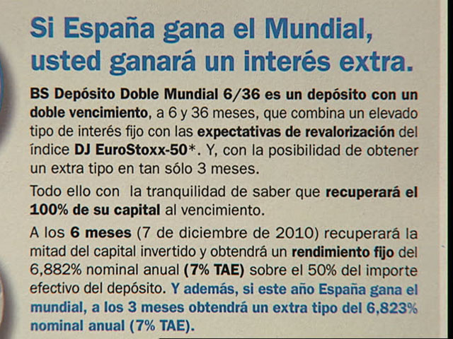 Llego la hora de hacer efectivas las promociones publicitarias del mundial